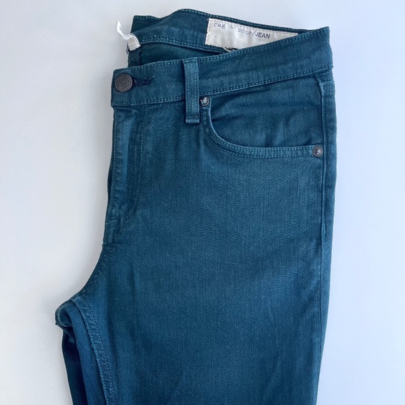 Rag & Bone Mid-Rise Jeans in Forest Green Size 28 - Picture 5 of 5